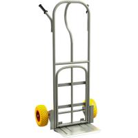 Купить тележка грузовая двухколесная оцинкованная кг 250 п, 1245х410х852 мм