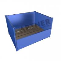Купить ограждение для поддонов сплошное ом-02-euro 1000x1200x800мм