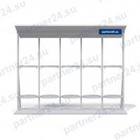 Купить стойка для 5-ти пропановых баллонов сгмп-05, 1350х1930х580 мм